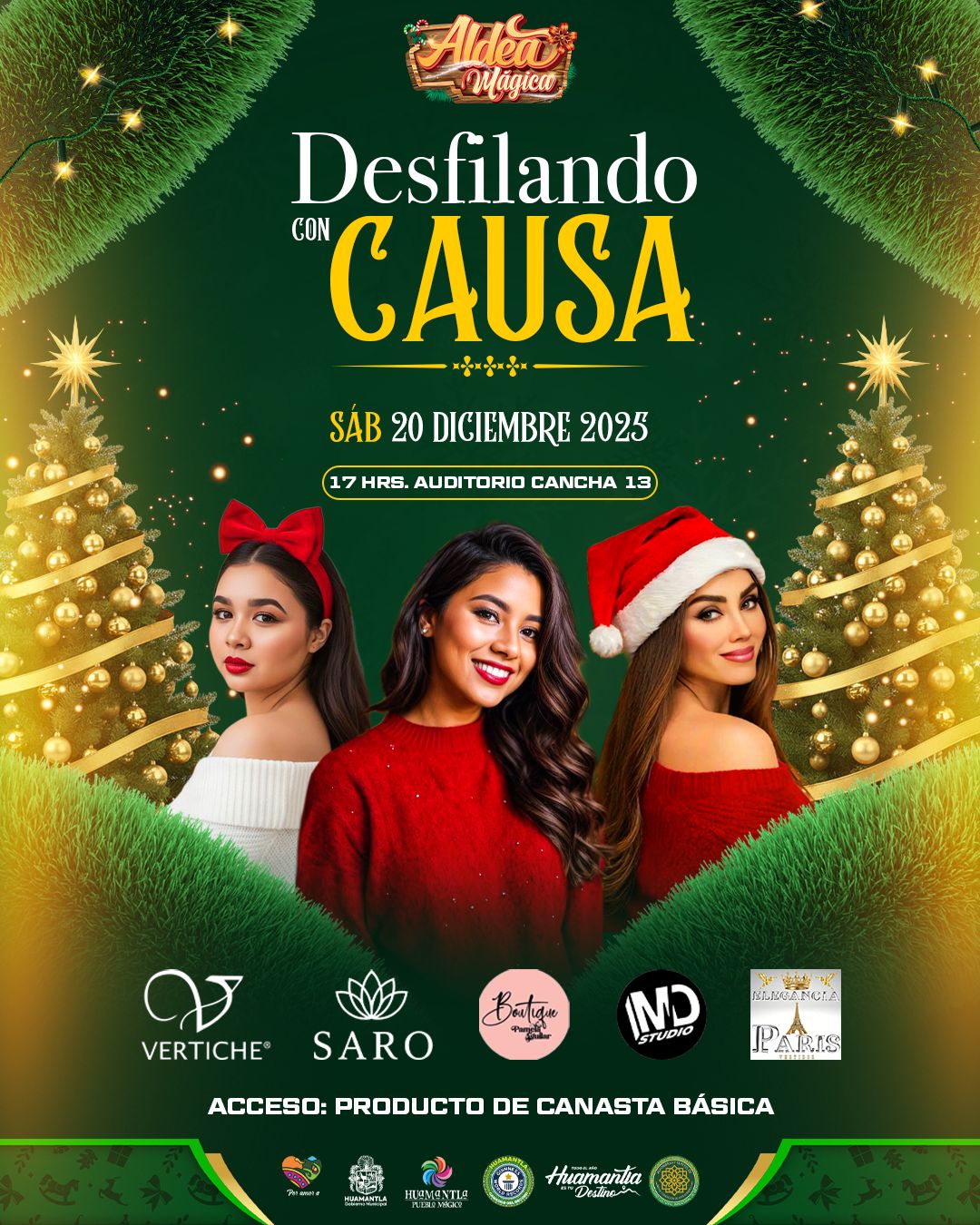 Invita gobierno municipal de Huamantla a 'Desfilando con causa', pasarela solidaria en apoyo a familias vulnerables